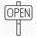 Signo Abierto Icono