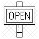 Signo abierto  Icono