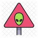 Señal de advertencia alienígena  Icono