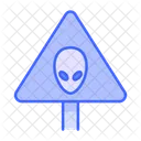 Señal de advertencia alienígena  Icono