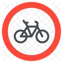 Señal de bicicleta  Icono