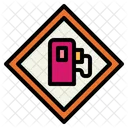 Signo de bomba de gasolina  Icono