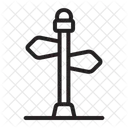 Senal De Calle Navegacion Icono