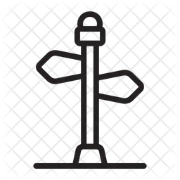 Cartel de la calle  Icono