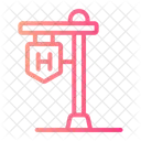 Senal De Calle Poste Indicador Icono