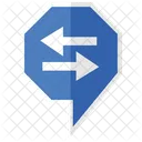 Senal De Direcciones Boton Club Direccion Icono