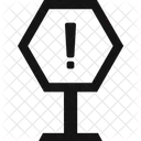 Senal De Error No Permitido Peligro Icono