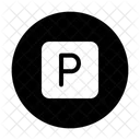 Senal De Estacionamiento Estacionamiento Senal Icon