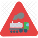 Señal de tráfico del ferrocarril de Coution  Icono