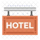 Señal de hotel  Icono