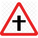 Senal De Interseccion Senal De Interseccion Senales De Cruce Icono
