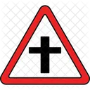 Señal de intersección  Icono