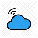 Nube Senal Base De Datos Icono