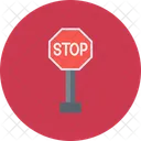 Senal De Stop Parada Junta Icon