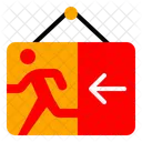 Senal De Salida Icono De Seguridad Evacuacion Icono