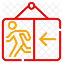 Senal De Salida Seguridad Icono Icono
