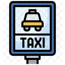 Senal De Taxi Senal De Carretera Senalizacion Icono