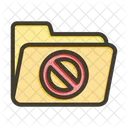 Prohibido Prohibido Bloquear Icono