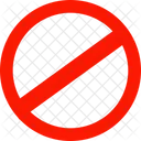 Prohibido Firmar Direccion Icon