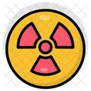 Signo Radiactivo Simbolo Radiactivo Signo Nuclear Icono