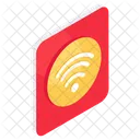 Senal Wifi Red Inalambrica Conexion De Banda Ancha Icono