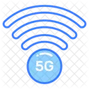 5 G Senales Tecnologia Icono