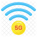 5 G Senales Tecnologia Icono