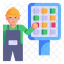Señalización digital  Icono