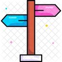 Senalizacion Tablero De Direccion Letrero Icono
