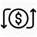 Senden Empfangen Bezahlen Symbol