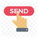 Send Tap Click Icon