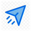 Send Airplane Message Icon