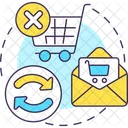 Send abandoned cart emails  Icon