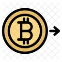 Bitcoin Money Send Icon