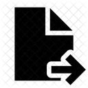 File Arrow Document Icon