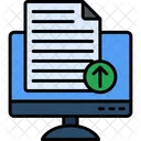 Send File Arrow Document Icon