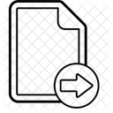 Send File Doc Document Icon