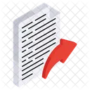 Send File Document Doc Icon