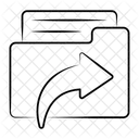 Send Folder Share Directory Icon