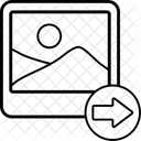 이미지 보내기 보내기 사진 아이콘