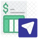 Send Invoice  Icon