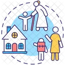 Send Kid Grandparent Icon