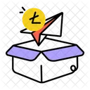 Send Litecoin Send Money Send Cash Icône