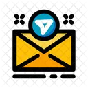 Send File Letter Icon
