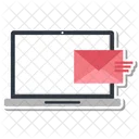 Laptop Letter Mail Icon