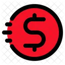 Send Money Coin Fast Icon