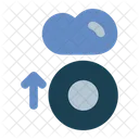 Disc Data Cloud Icon