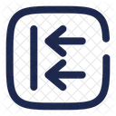 Send Twice Square Arrow Ui Icon