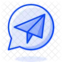 Chat senden  Symbol