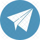 Flugzeugpapier senden  Icon